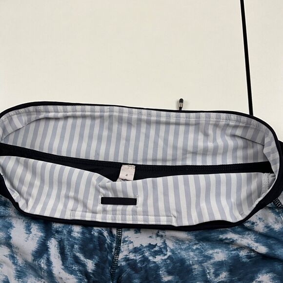 Lululemon Sea Side Blue Speed Running Shorts Womens Sz 4 - Picture 7 of 8